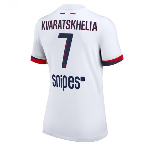 Paris Saint-Germain Khvicha Kvaratskhelia #7 Replika Bortatröja Dam 2025-26 Kortärmad